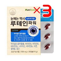 뉴트리가든 루테인 파워 X3 I 눈영양제추천 눈건강 루테인영양제