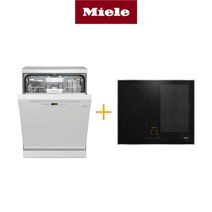 234384 Miele 밀레 G 5214 C SC BRWS 식기세척기(+울트라탭 20P 2박스+60P 1 박스)+KM 7464 FR 인덕션 4구(+액세서리 3종)