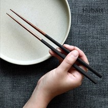 휴바트 절제된 아름다움 호주산 천연 원목 말라스 우드 핸드메이드 나무젓가락 306924, 브라운