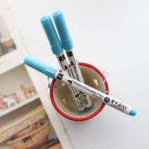 원단 재단시 필요한 물에 지워지는 재단용 초크펜 일제 수성펜 블루 소 water erasable pen on fabric Blue Fine