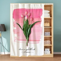 옷장 행거 블라인드 커튼 방진 깔끔한 부착 칸막이 가림막 안방 라커 룸 커튼 레일, 100cm  X 180cm  + I