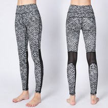 여자 긴바지 요가복 프린팅 레깅스