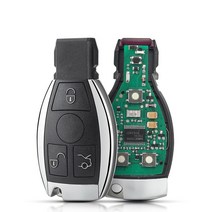 원격 자동차 키 KEYYOU-스마트 고리 메르세데스 벤츠 A B S E 클래스 지원 BGA 및 NEC 칩 315/433.92MHz 2/3 버튼, [01] 433MHZ, [02] 3 Buttons