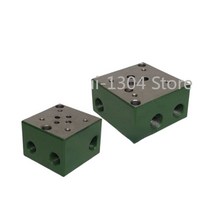 유압 부품 유압 블록 통합 4 We6 직경 10 솔레노이드 밸브 시트 사용자 정의 오일 분리기, 03 6-path and 2-way