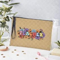 파우치 화장품 가방 여행 메이크업 워시 꽃 프린팅 케이스 학교 문구 용품 보관