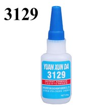 견고한 플라스틱 슈퍼 접착제 401 406 498 518 560 598 601 606 680 PVC ABS PU EVA 낮은 냄새 투명 인스턴, 12 20g 3129