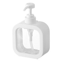 현대 비누 디스펜서 분리형 비누 액체 세탁용 300/500ml, 300ml, 300ml 500ml, 플라스틱, 300ml