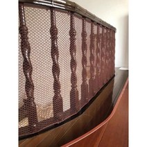 낙하물방지망 계단안전망 추락방지망 어린이 안전 방충망 방호망 그물망, 커피  높이 60cm x 길이 100cm