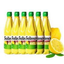 솔리몬 스퀴즈드 레몬즙, 500ml, 6개