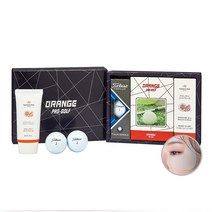 오렌지프로 골프선물세트 4단 타이틀리스트3구-01 + 맨도롱제주선블럭 50ml + 자외선차단패치(5매) + 쇼핑백