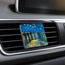 차량방향제 자연향기 명화 액자 명품 디퓨저 명화 인테리어 차량용 성화 차방향제 미니, 빙향-Irene Cahen