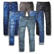 올진 스판소재 워싱 남자 청바지 택1