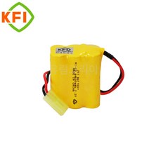 제이엔에스 소방배터리 7.2V AA600mAh(2x3)-H28YS 예비전원, 1개입