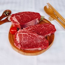 정육1번가 국내산 냉장 육우 안심 토종소 소고기 스테이크 구이 300g내외, 스테이크용