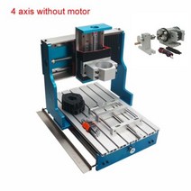 CNC 프레임 6040 선형 가이드 레일 PCB 조각 드릴링 밀링 머신 선반 목재 라우터 키트 3040, 4 axis without motor+300x400mm