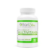124886 BariSlim Once Daily Bariatric Multivitamin Capsule - 45 mg의 철분 - 위 우회 및 위 슬리브를 포함한 비만 치료 후 수술, 90 카운트(1팩)