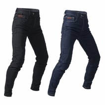 HUFSLOW 214CK GHOST 오토바이 라이딩진, S, 블루