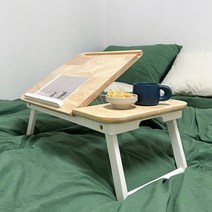 반디즈 원목 노트북 접이식 베드테이블 이동식 다용도 침대 사이드 미니 소파 캠핑 휴대용, 단품