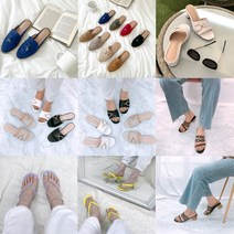 창고재고정리 양가죽 블로퍼 디버클 슬리퍼 쪼리 뮬 힐