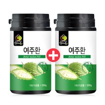 엄마애손 국내산 100% 여주환 200gX2통 인슐린 모모로데신 카라틴 리놀렌산 여주효능 비타민 의여왕 비터멜론 식이섬유 비타민C 베타카로틴 나이아신 칼륨 비타민B군 마그네슘 인 칼슘 아연 청정무농약 당뇨 에좋은식품 엄선된품질의원료 안전, 2통, 200g