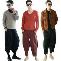 편하게 입는 와이드핏 팬츠 와이드핏 슬랙스 배기바지 절바지 주름바지 한복 절복 면바지 정장바지 기모바지 항아리바지