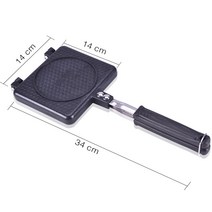 코스토프 가정용 간식 그릴 와플팬 와플기계 와플만들기 와플틀, 14cm