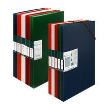 킹짐 A4 클리어화일 8포켓 화이트, 3개