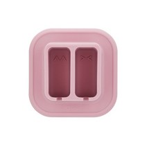 알렉사 실리콘 흡착 2구 칫솔걸이, INDY PINK, 1개