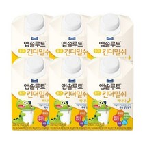 매일유업 킨더밀쉬 바나나맛/ 우유맛 6개입 돌아기우유간식, 바나나맛, 6개