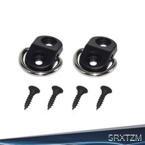 srxtzm 범용 자동차 걸이 뒷 트렁크 부츠 플로어 카고 네트 넥타이 후크 링 루프 매달려 고정 장치 자동 2pcs, 기본