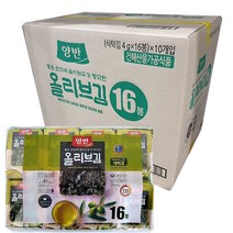 동원 양반김 올리브김 식탁김, 16P 10봉