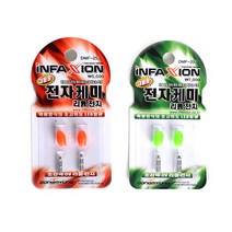 동명 인팩션 대물용 전자케미 3mm 녹색 적색 DMF-253