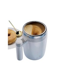 자동 회전컵 믹서컵 휴대용 믹싱 텀블러 머그 쉐이크 회오리, 핑크 400ML