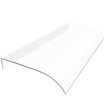지붕판넬 투명 자재 고강도frp 컨테이너 아크릴 렉산, (평면을 따라 상하) 40x80cm 투명, 1개