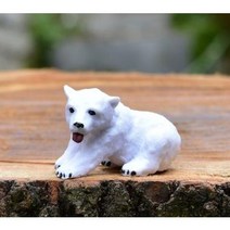 인터레어 소품 집들이 선물 피규어 장식인형 거실데코 결혼선물미니 코끼리 돼지 친칠라 홈, 아기 북극곰-b