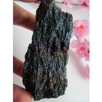 천연 다채로운 실리콘 카바이드 광석 보석 광석 장식 광물 표본 100g
