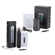 플랙스 충전식 무선면도기+코털제거기 전기면도기 휴대용면도기 충전식면도기, 블랙, 미니면도기+코털제거기