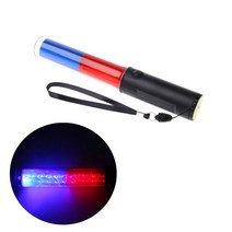 씨즌FARM 4기능 투톤 블루레드 경광봉+호루라기 MAGNETIC 260cm