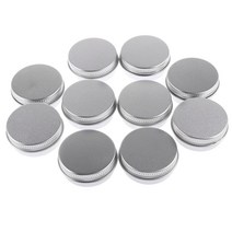 STK 10x 20ml 빈 둥근 성형 크림 입술 연고 스크류 뚜껑 주석 용기 항아리 #, 1개