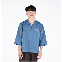 리예 남자 마원단 핀탁 티 여름 개량 생활한복 절복 법복 수련복 해들누리 생활한복(개량한복)