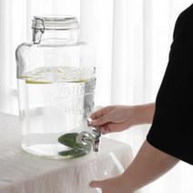 미라주 음료 디스펜서 6L 8L 카페디스펜서 워터디스펜서 물디스펜서 쥬스디스펜서 커피디스펜서 유리물병 유리디스펜서 수도꼭지물통 카페물병 디스펜스, ◎상품_미라주음료디스펜서6L◎