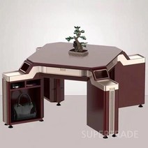 마작테이블 자동 테이블 마작패 마작기 탁자 중국 홈파티, 5. 사일런트킹S_다크레드