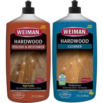 Weiman Hardwood Cleaner and Restorer 와이만 하드우드 클리너 앤 폴리쉬 946ml 2팩