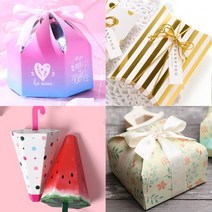 선물 포장박스 답례품 어린이집 케이크 쿠키 과자 떡 손잡이 상자 디저트 답례품 케이스, 07. 지퍼백, 7-1. 하트