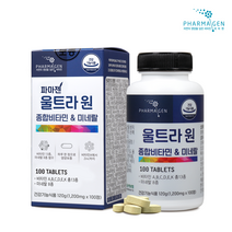 파마젠 울트라 멀티비타민 앤 멀티미네랄 종합영양제 종합비타민 100정, 1개