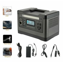 휴대용 전원 역 ups 배터리 500w 1000w 피크 비상 발전기 ac 콘센트와 충전식 인버터, 220V 영국 플러그