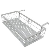 MK 베란다 화분걸이대 일반 창틀용 (직각 60 X 25cm) 창틀고리 2P, 화이트