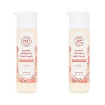 The Honest Company Deeply Nourishing Shampoo Body Wash 어니스트컴퍼니 디플리 너리싱 샴푸 바디워시 살구 키스 296m 2팩