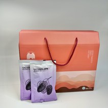 오디즙 원액 100% 국내산 착즙 오디원액, 100ml x 60팩