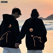 특별한 커플룩 새해 맨투맨 가을 겨울 센스가 돋보이는 겨울옷 발렌타인 선물